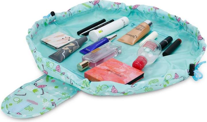 Image du produit Intirilife Trousse de toilette en VERT ROSA FLAMINGO