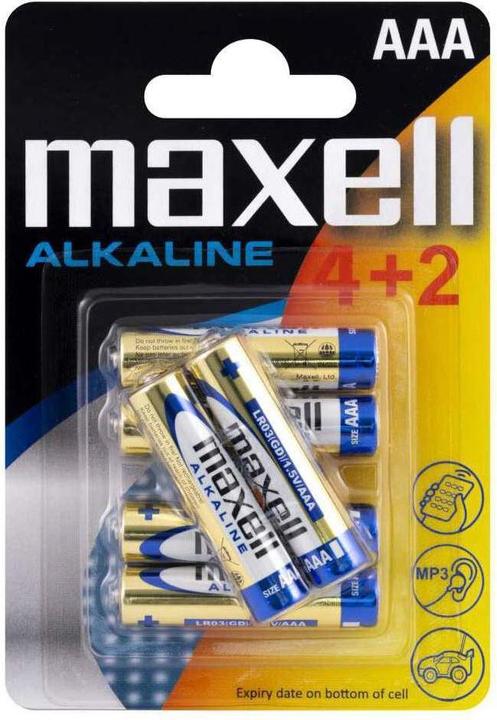 Immagine prodotto Maxell Alkali (6 pz., AAA)