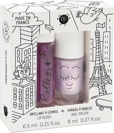 Immagine prodotto Nailmatic Set smalto/lucidalabbra per bambini