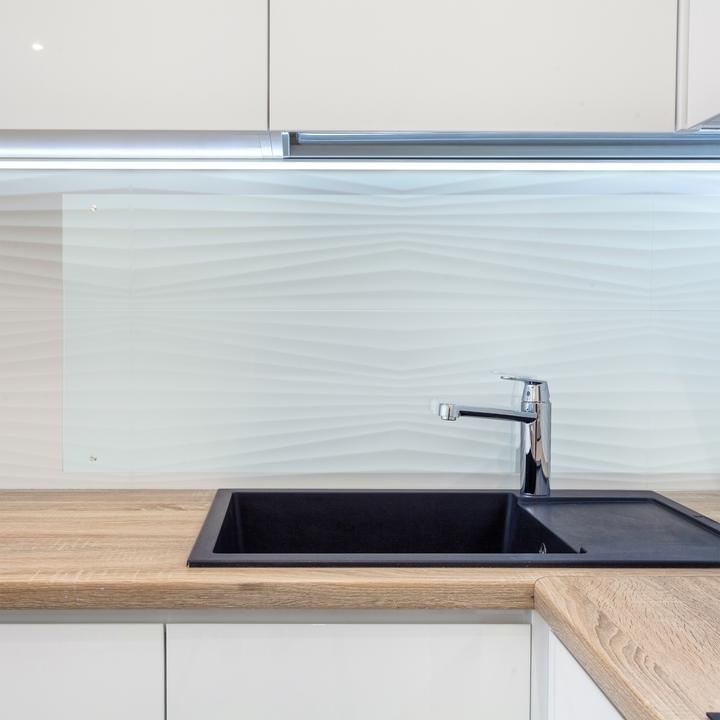 Image du produit Relaxdays Crédence de cuisine, verre de sécurité