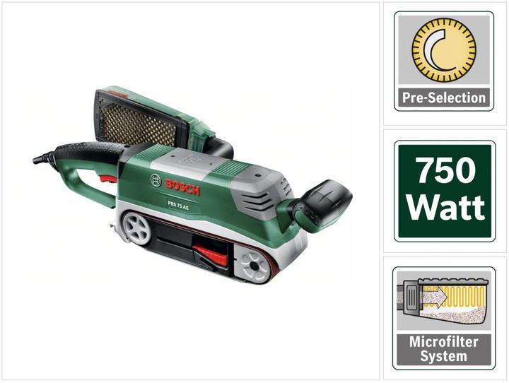 Image du produit Bosch Home & Garden Pbs 75 Ae (Ponceuse à bande, 750 W)