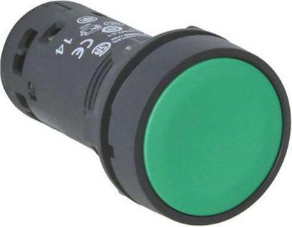 Image du produit Schneider Electric 22mm Bouton-poussoir Flush NO Vert