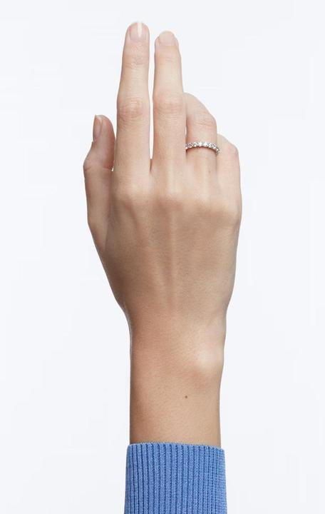 Immagine prodotto Swarovski Matrix Vittore Ring Rundschliff Weiss Silberfarbenes Finish (58)