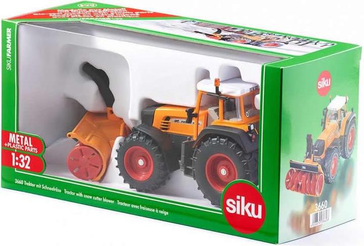 Produktbild Siku Traktor mit Schneefräse