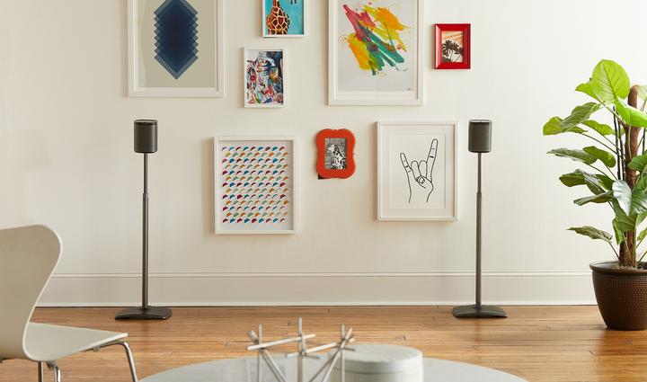 Produktbild Sanus Ständer zu Sonos ONE, PLAY:1, Play:3 (1 Paar, Ständer, Höhenverstellbar)