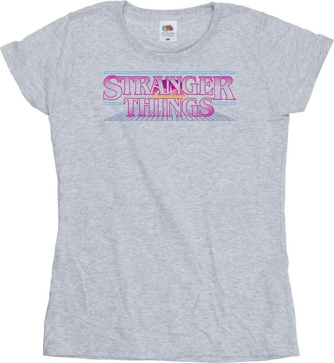 Netflix Stranger Things Retro Title TShirt (S)