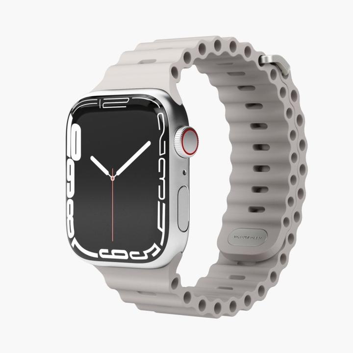 Immagine prodotto Vonmählen Bracciale Wave 2 per Apple Watch 42 44 45 49 mm beige (44 mm, Silicone riciclato)