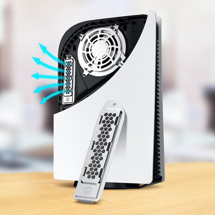 Actual product image Graugear Metal heat dissipation cover for PS5 M.2 SSD