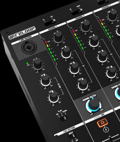 Actual product image reloop DJ mixer RMX-44BT 4-channel (Clubmixer)