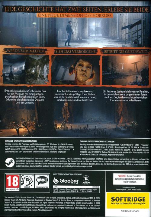Produktbild Plaion The Medium (PC, DE)