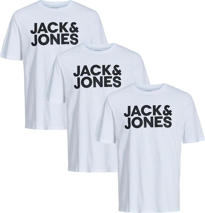 Jack & Jones 3er Pack Corp T-Shirt (XXL)