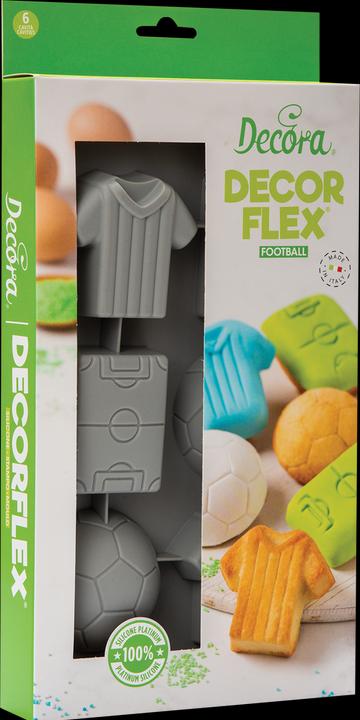 Actual product image Decora Silicone mold football game (17 cm)