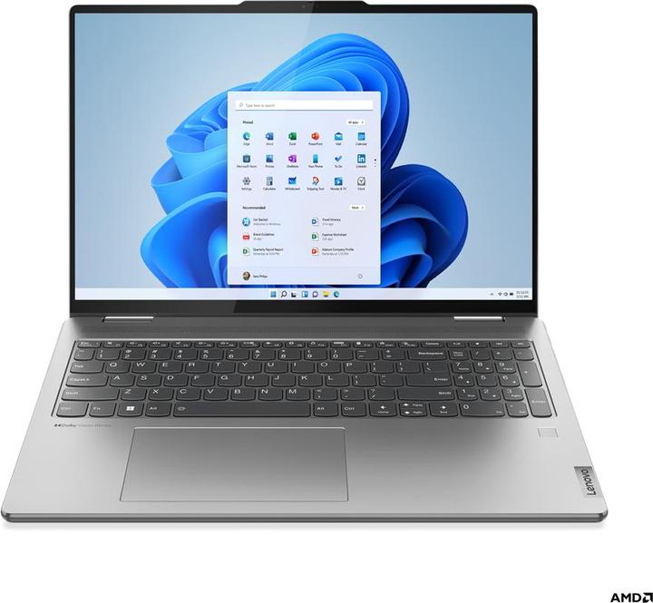 Actual product image Lenovo Yoga 7 (16", AMD Ryzen 7 7735U, 16 GB, 1000 GB, DE)