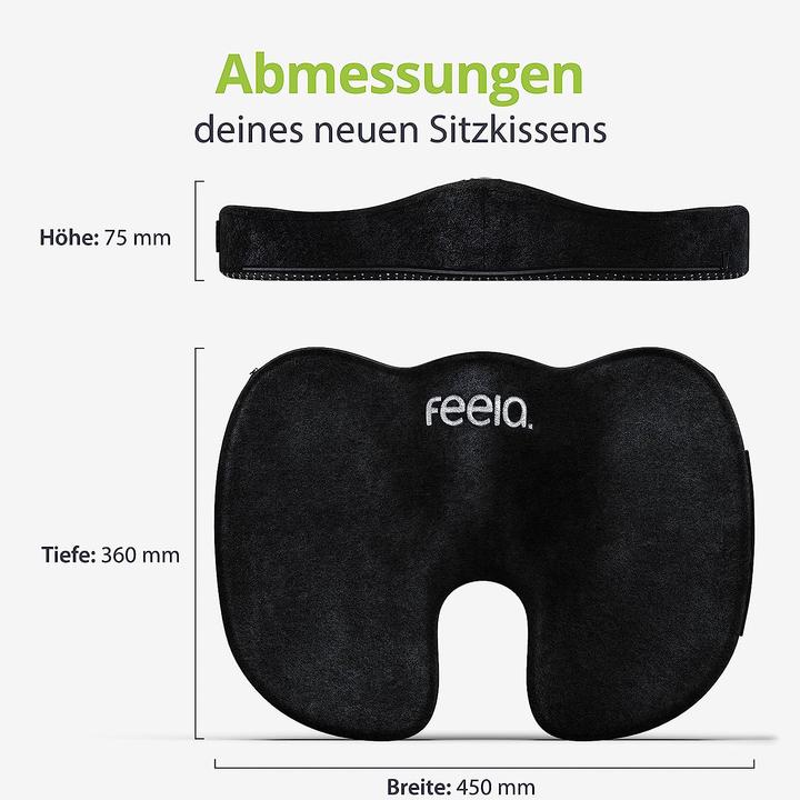 Produktbild Feela Orthopädisches Sitzkissen (45 x 33.5 cm)
