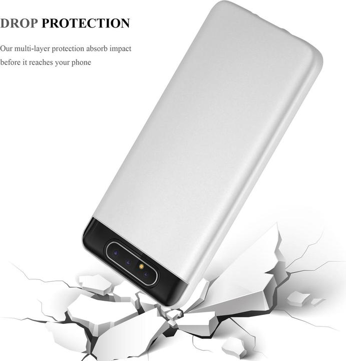 Image du produit Cadorabo Couverture métallique mate TPU (Samsung Galaxy A80)