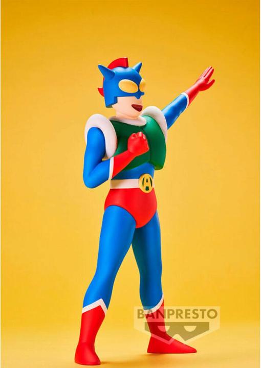 Actual product image Banpresto Crayon Shinchan Sofvimates Action Kamen Figure 16cm