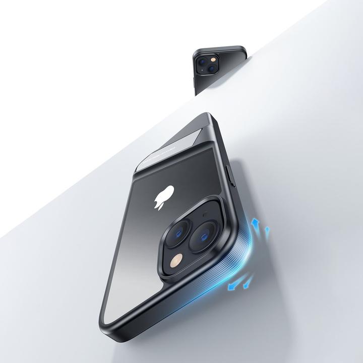 Image du produit Ugreen LP633 Kickstand Étui rigide de protection avec cadre en gel et support intégré pour iPhone 14 (9) (Apple iPhone 14)