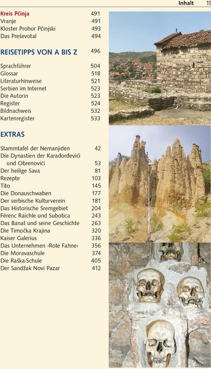Produktbild Reiseführer Serbien (Deutsch, Birgitta Gabriela Hannover Moser, 2024)