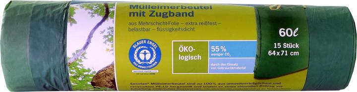 Produktbild Secolan Mülleimerbeutel (15 x, 60 l)