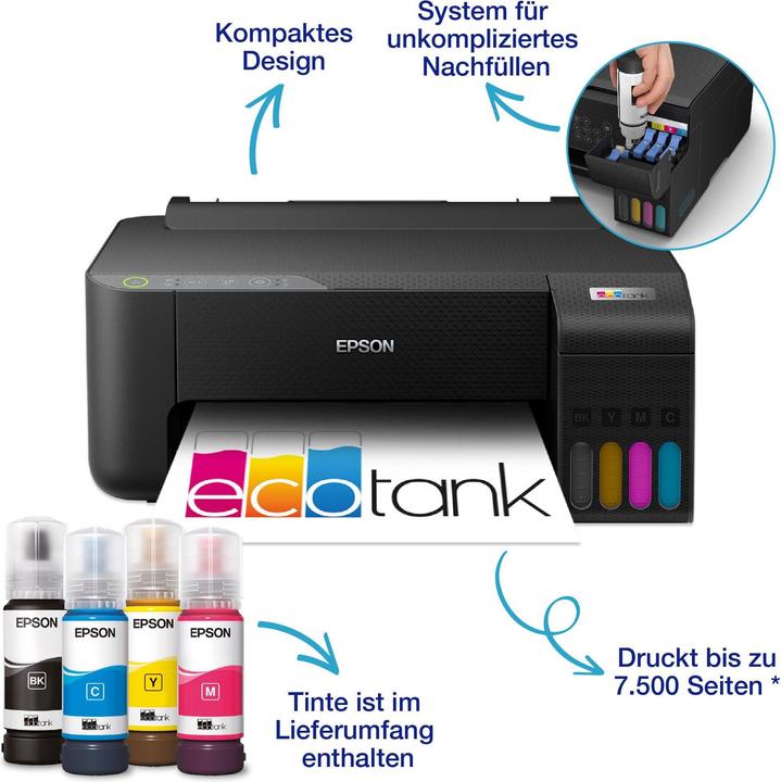 Actual product image Epson EcoTank ET-1810 (Ink tank, Colour)