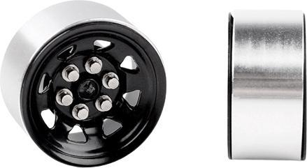 Produktbild Rc4Wd Felgen Stock Beadlock 0.7 Stahl Schwarz, 4 Stück