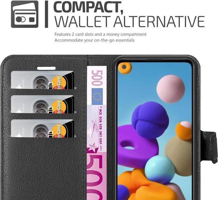 Produktbild Cadorabo Book mit Standfunktion Cover (Samsung Galaxy A21)
