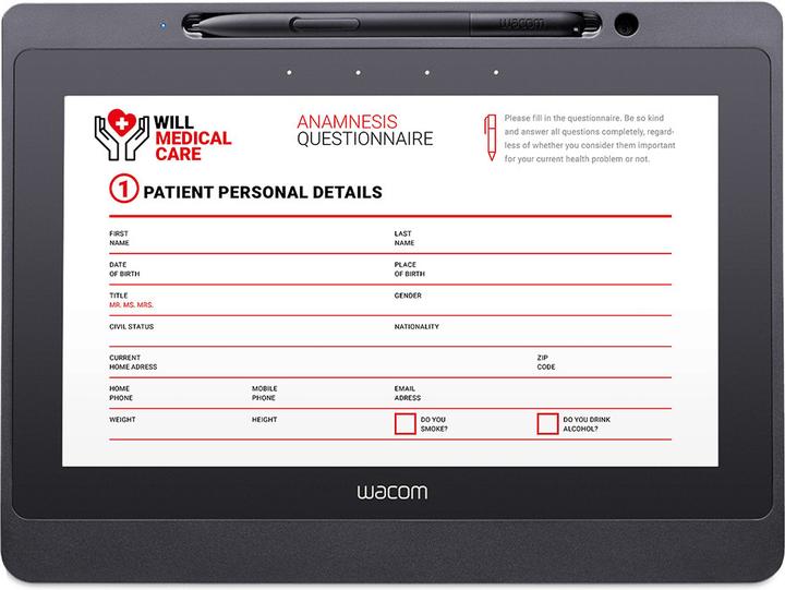 Produktbild Wacom Signature Tablet DTU-1141B (10.10", 2540 lpi)