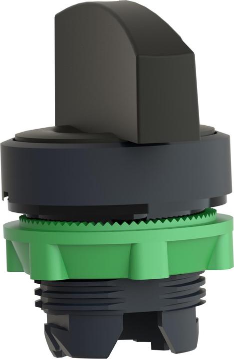 Image du produit Schneider Electric Commutateur rotatif 22mm ZB5AJ2 noir 2 Pos