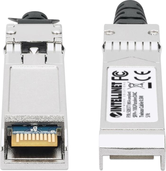Actual product image Intellinet SFP+ 10G Passive DAC Twinax Cable 0.5m MSA conf. (CAT6, 0.50 m)