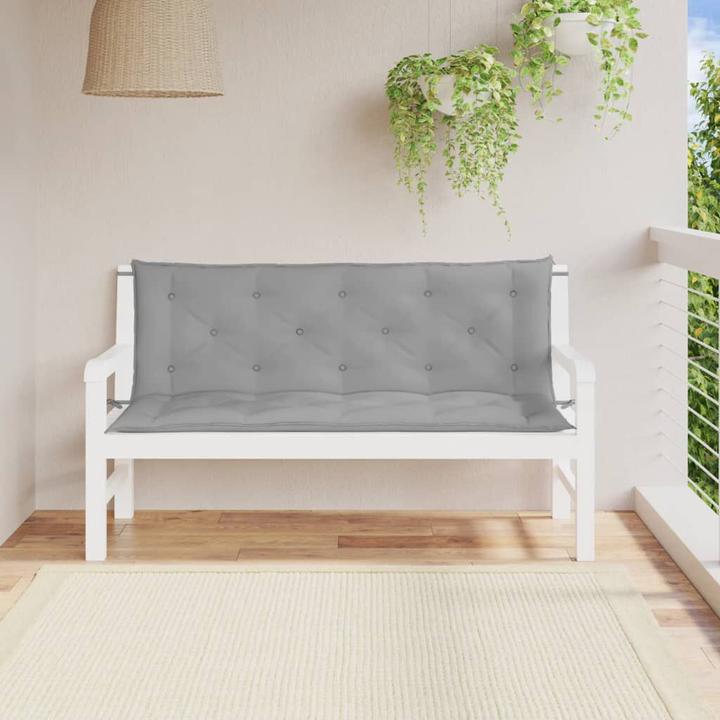 Produktbild VidaXL Gartenbank-Auflagen 2 Stk. O x ford-Gewebe (150 x 50 x 7 cm)