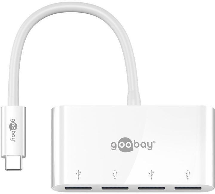 Actual product image Goobay 4-fold USB-C Multiport (USB-C, 4 Ports)