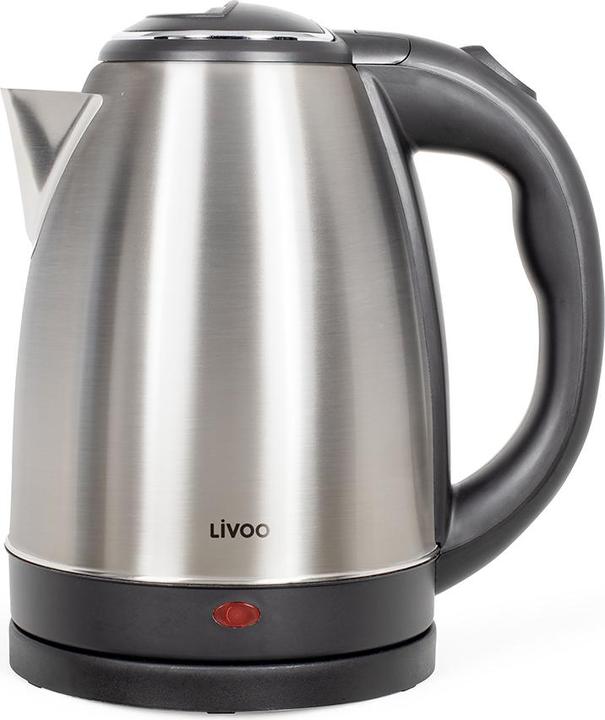 Livoo Bouilloire en acier inoxydable 1,8 L (1.80 l, Prise UE)