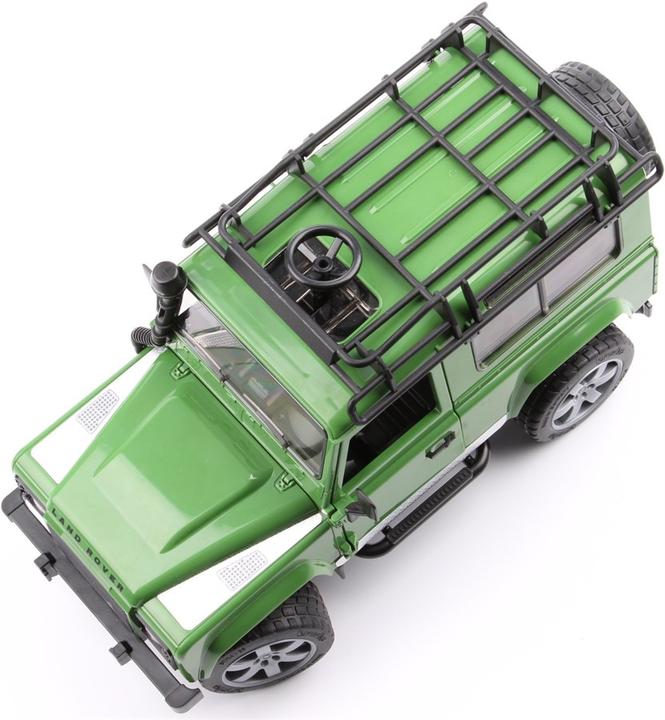 Actual product image Bruder Land Rover Defender Station Wagon with forest ranger and dog