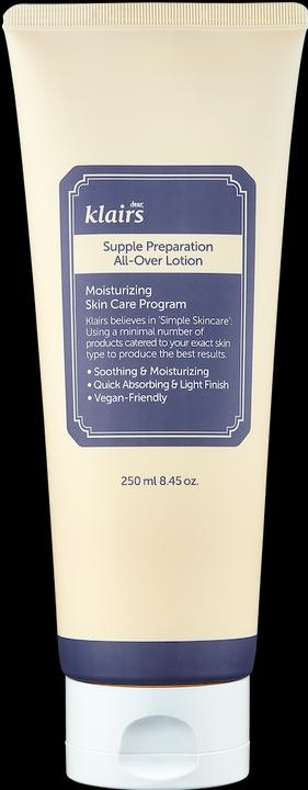 Actual product image Klairs Supple Preparation All-Over Lotion (Body cream, 250 ml)