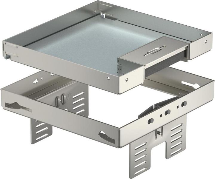 Image du produit OBO Bettermann OBO RKSN2 UZD3 4VS20 Cassette carrée avec sortie de cordon (Set)