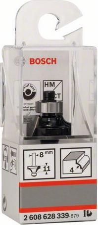 Produktbild Bosch Professional Zubehör Abrundfräser, 8 mm, R1 4 mm, L 10,5 mm, G 53 mm