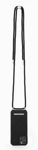 Actual product image iDeal Of Sweden Ordinary Necklace Case Ultra Black Series (Apple iPhone 13 Pro)