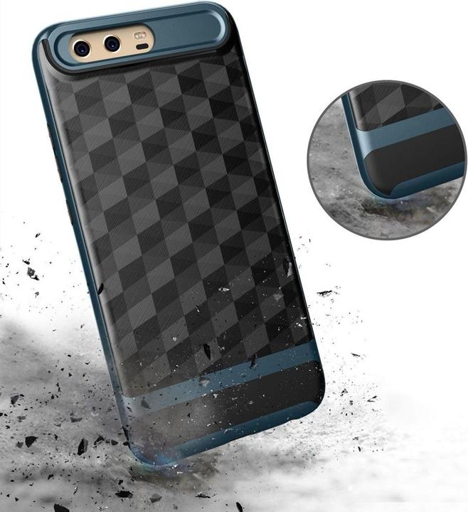 Produktbild König Design Huawei P10 Hülle Case Handy Cover Schutz Tasche Schutzhülle Bumper Schale Rot (Haier P10)