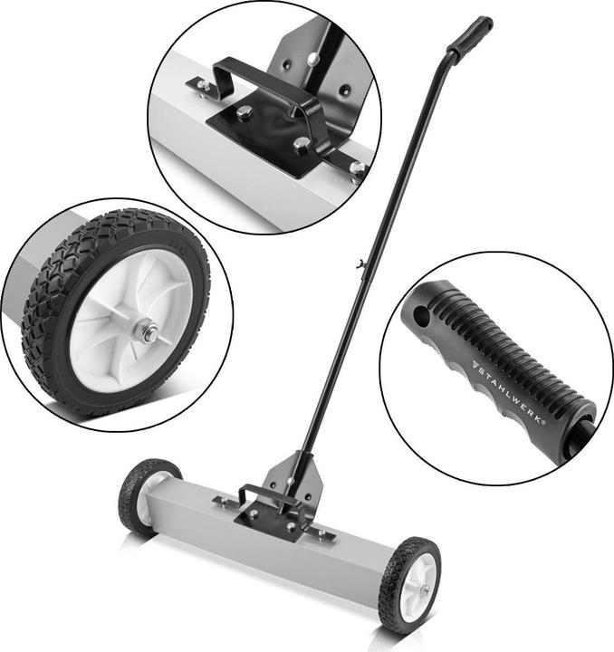 Actual product image Stahlwerk Magnetic floor sweeper MBK-24 ST with 610 mm width 17.5 kg capacity