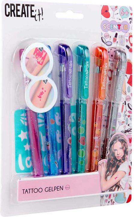 Image du produit Create It! Stylos de tatouage 6-Pack