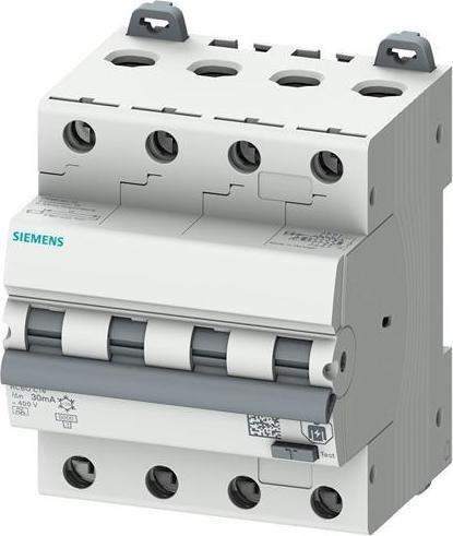 Actual product image Siemens RCBO kombiafbryder 3P+N 30mA 6kA C20A