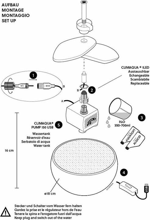 Image du produit Climaqua Fontaine d'intérieur Chi