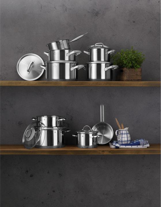 Produktbild WMF Topfset Induktion Kochtopfset 4tlg Glasdeckel Provence Plus (24 cm, Kochtopf, Edelstahl)