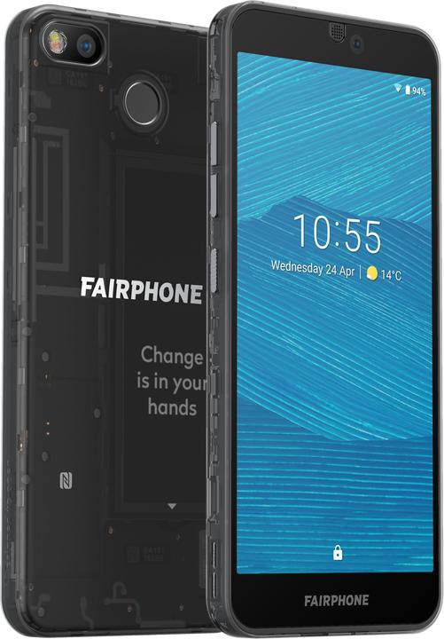 Fairphone 3 (64 GB, Dark Translucent, 5.65", Doppia SIM, 12 Mpx, 4G)