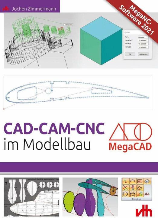 Actual product image CAD - CAM - CNC im Modellbau (German, Jochen Zimmermann, 2023)