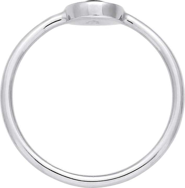Image du produit Elli Bague Solitaire Empilage Émail 925 Argent (58, Argent 925)