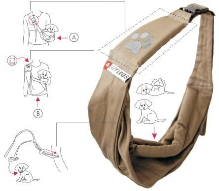 Produktbild 4Lazylegs Hundetragebeutel (Hund, Atmungsaktiv, Waschbar)