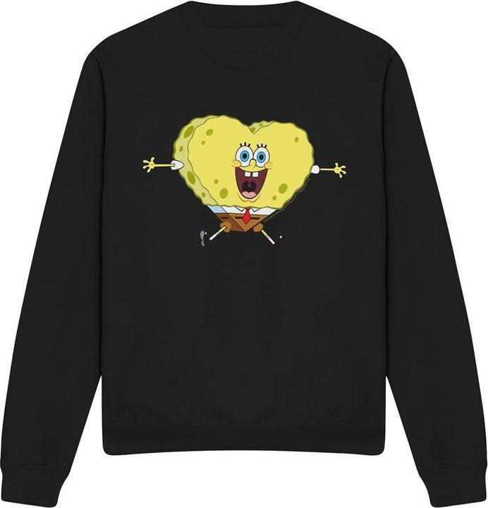 Immagine prodotto Spongebob Squarepants Heart-Shaped Felpa San Valentino Spugna Adulto Unisex (L)