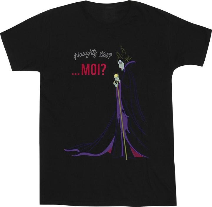 Disney Maleficent Christmas Naughty List TShirt (XL)