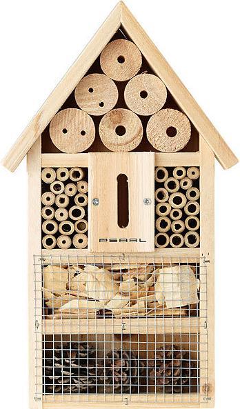 Produktbild Pearl Insektenhotel-Bausatz (Grabwespen, Wildbienen, Florfliegen, Schmetterlinge, Marienkäfer, Biene)